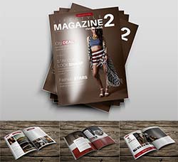 indesign模板－时尚杂志(通用型/12页)：Creative Lifestyle Magazine II